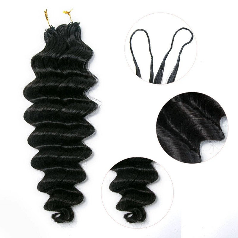 Loose Deep Wave Human Crochet Hair