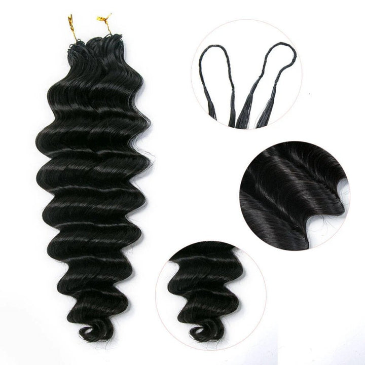 Loose Deep Wave Human Crochet Hair