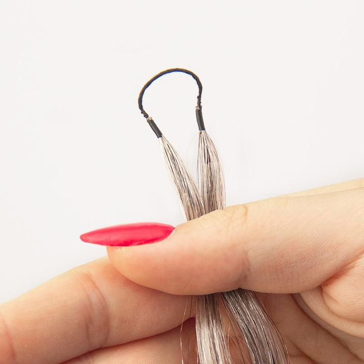 Salt Pepper Body Wave Human Crochet Hair