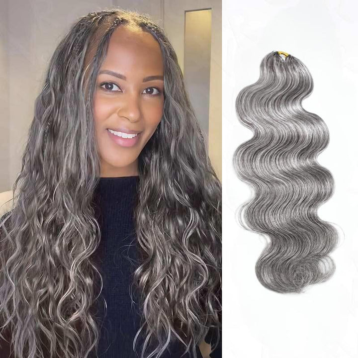 Salt Pepper Human Crochet Hair Collection