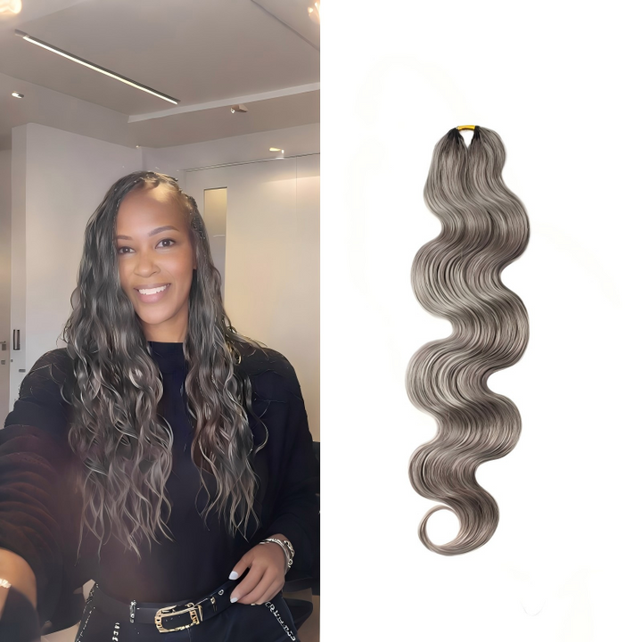Salt Pepper Human Crochet Hair Collection