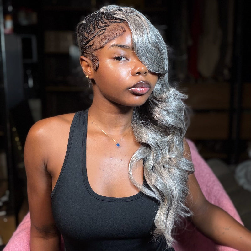 Salt Pepper Human Crochet Hair Collection