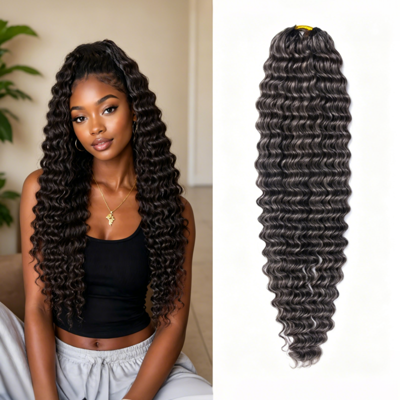 Salt Pepper Human Crochet Hair Collection