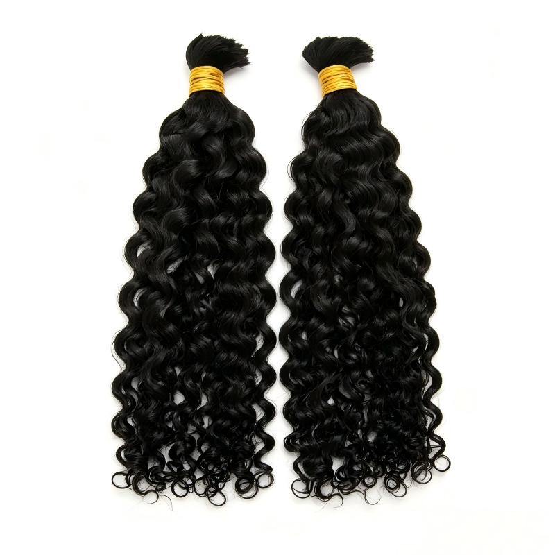 Spanish Curl Bulk Human Hair For Braiding