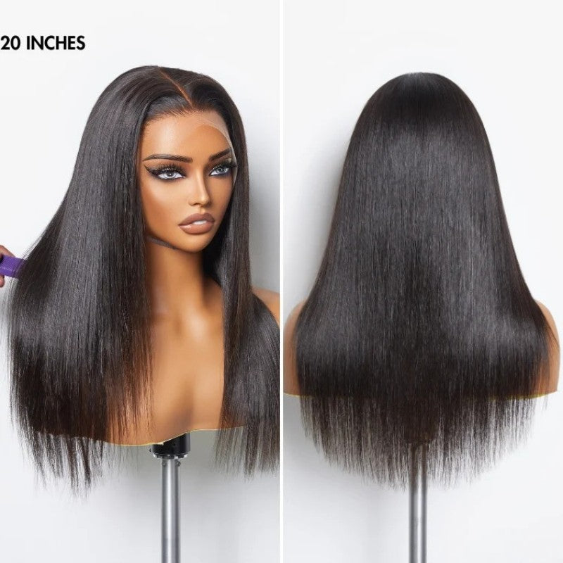 Straight 13x4 HD Lace Natural Black Full Lace Frontal Wig