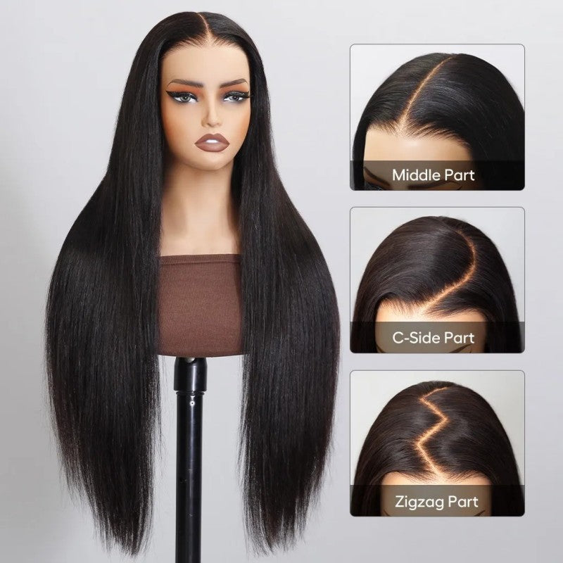 Straight 13x4 HD Lace Natural Black Full Lace Frontal Wig