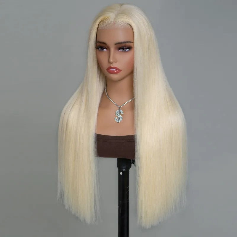 Straight Transparent Lace 613 13x6 Full Frontal Wig