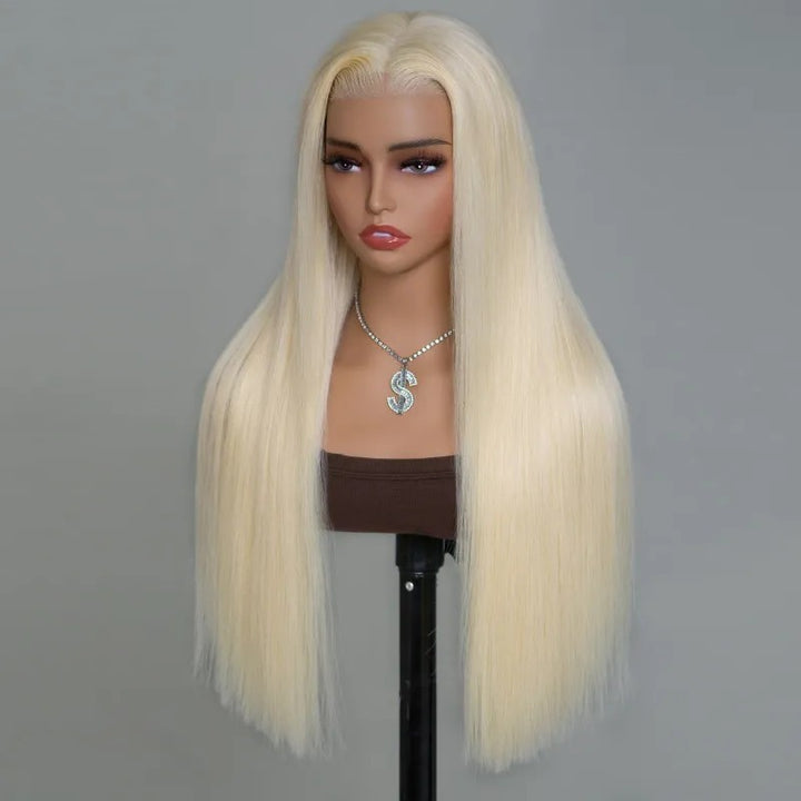 Straight Transparent Lace 613 13x6 Full Frontal Wig