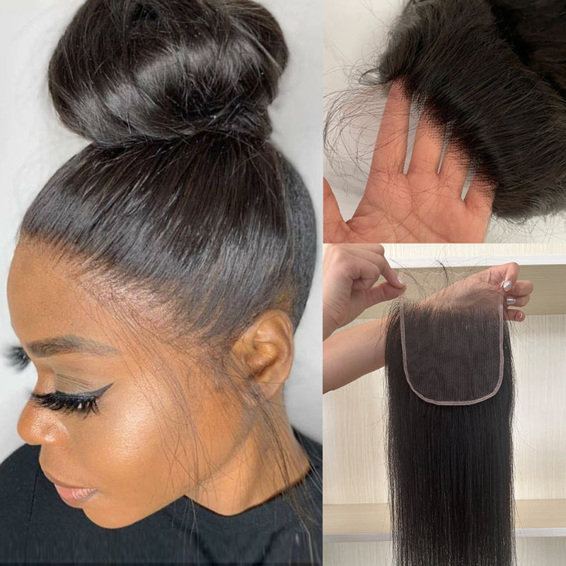 Straight 5x5 HD Lace Closure Wig Human Hair