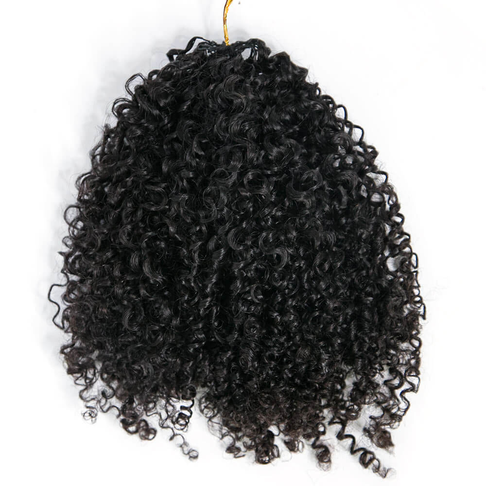 Tight Curly Human Crochet Hair