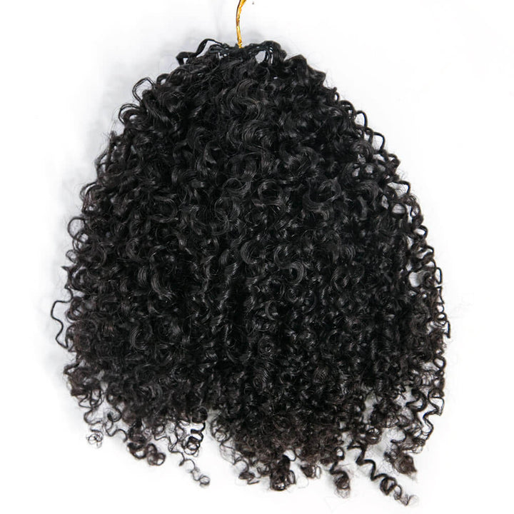 Tight Curly Human Crochet Hair