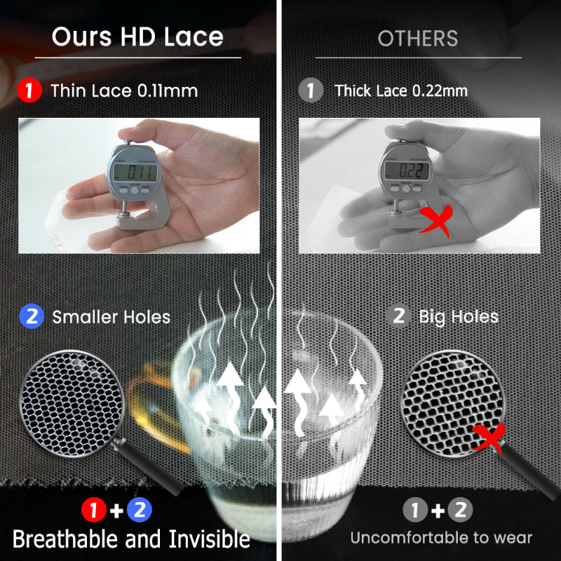 Deep Wave 5x5 HD Lace Closure Wig Human Hair