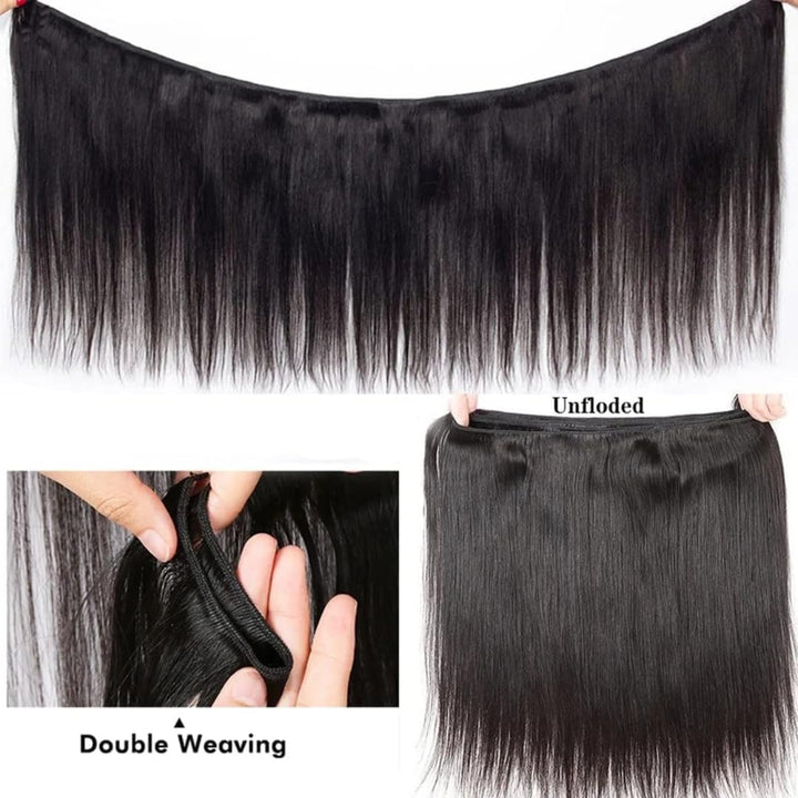 Weft Bundles Straight Human Hair Weaving