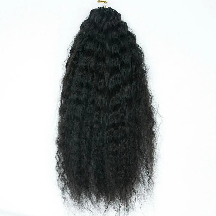 Wet and Wavy Human Crochet Hair