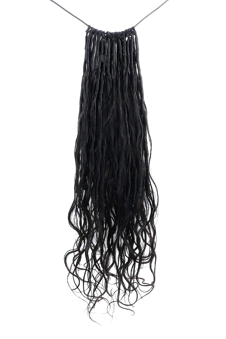 Pre-looped Crochet Boho Locs with Body Wave Virgin Human Hair Curls